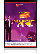 The purple Ticket Winner Is Little Nap!